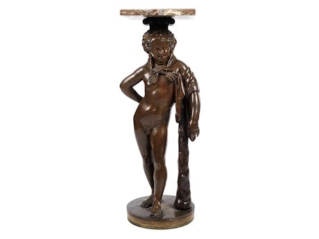 Bronzestatue eines kindlichen Herkules